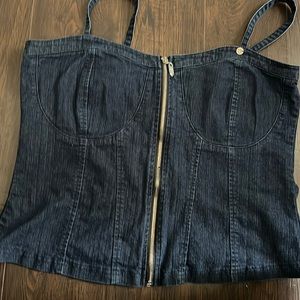 Vintage Apple bottoms denim corset